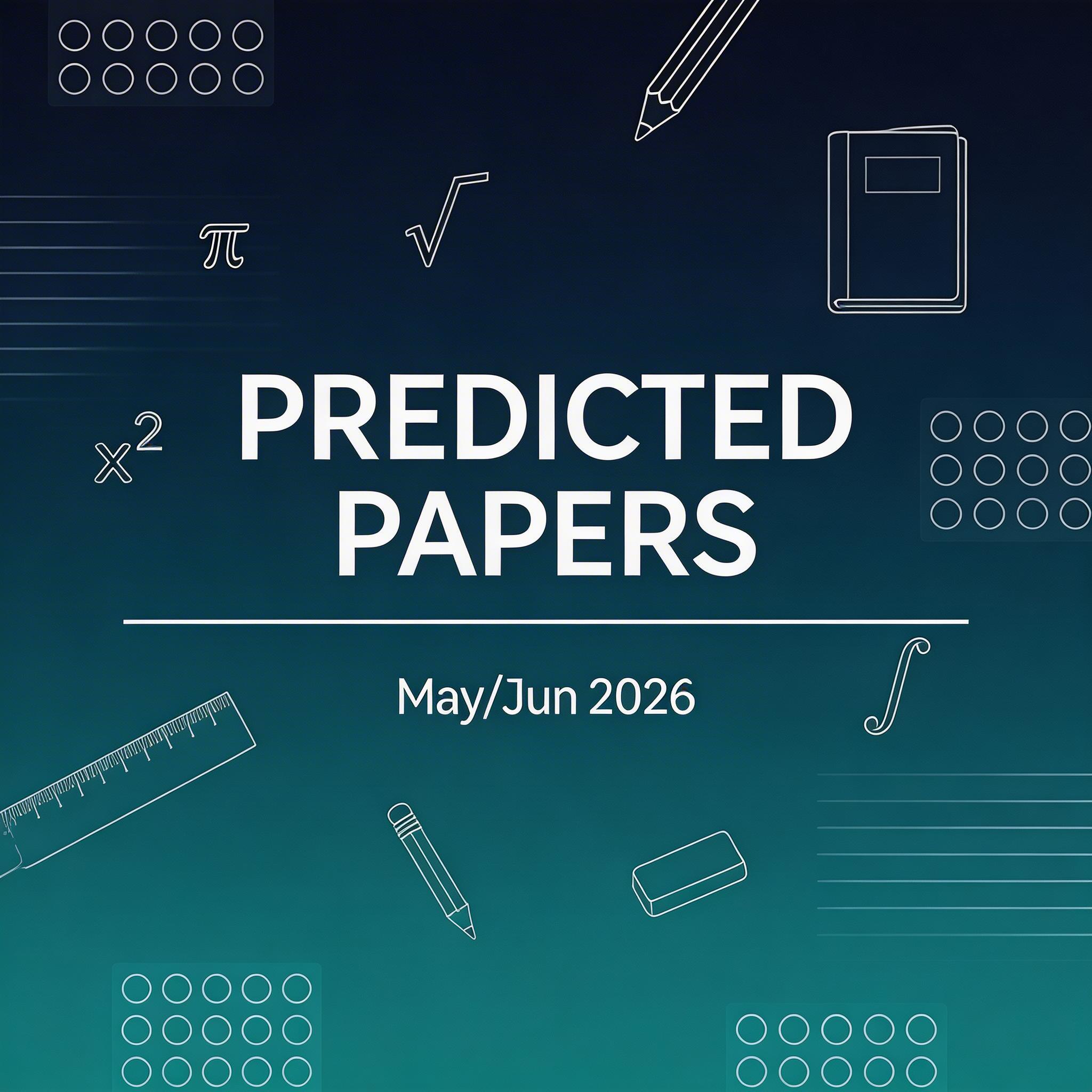 2026夏季考IGCSE经济0455预测题