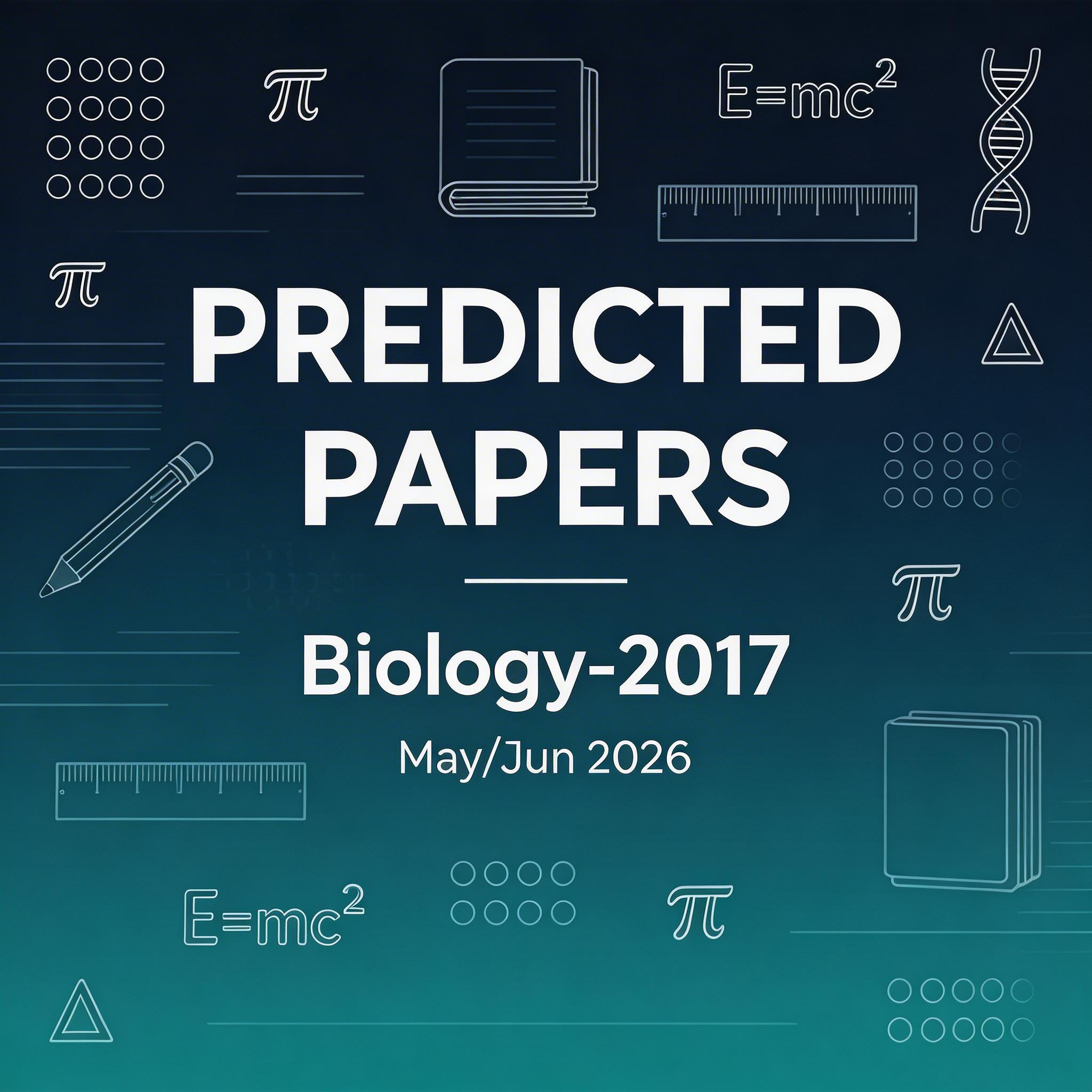 2026夏季考爱德思IGCSE生物预测题