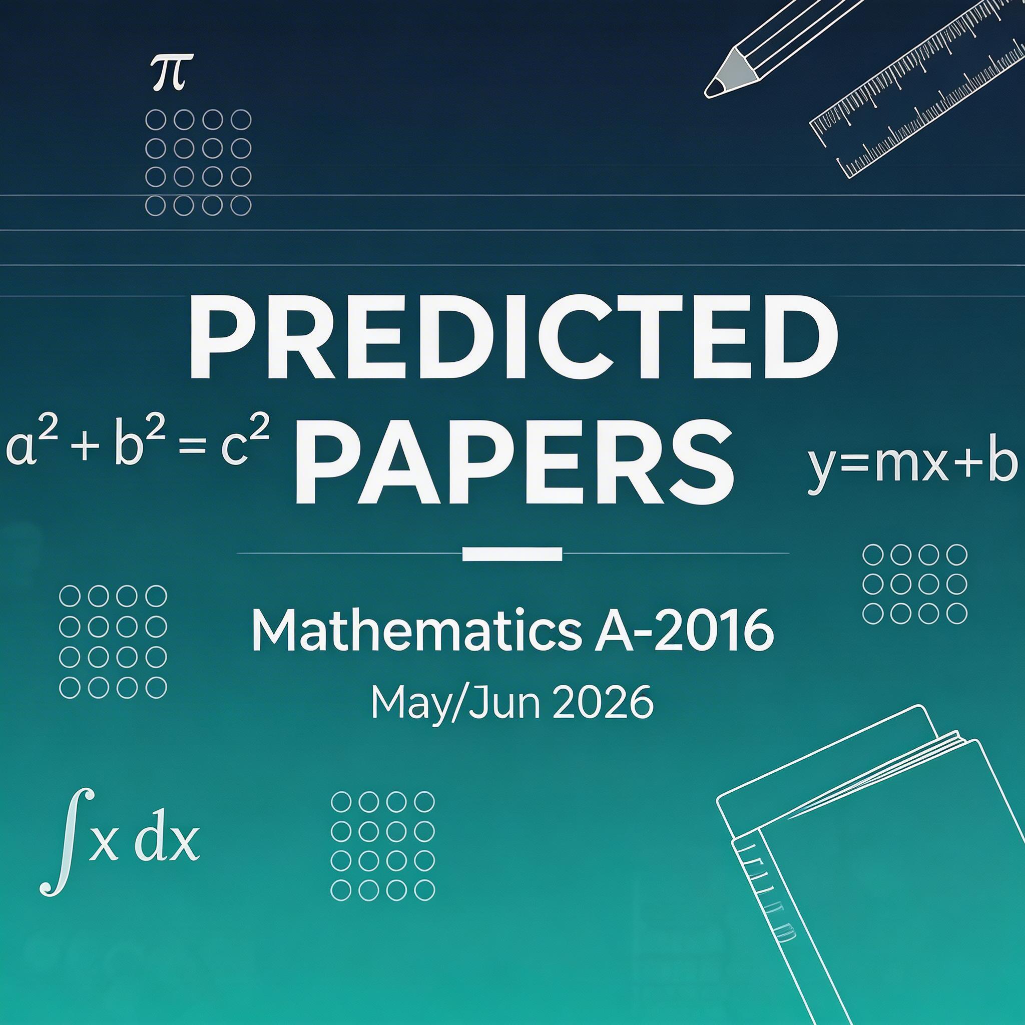2026夏季考爱德思IGCSE数学预测题